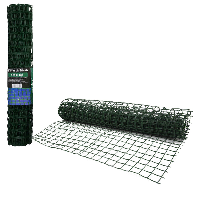 2" Square Plastic Mesh - 1M x 5M