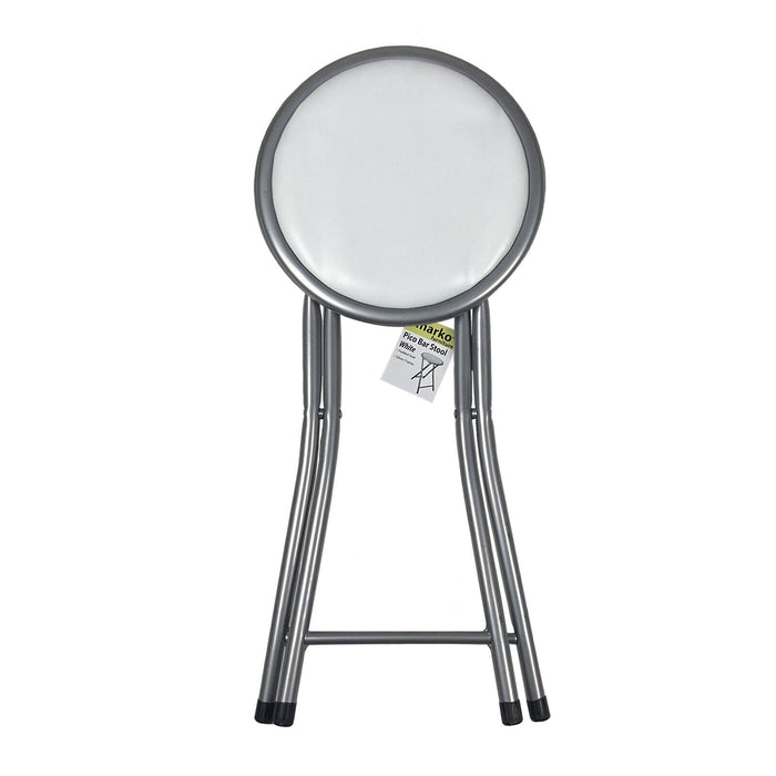 Soft Padded Folding Pico Stool - White