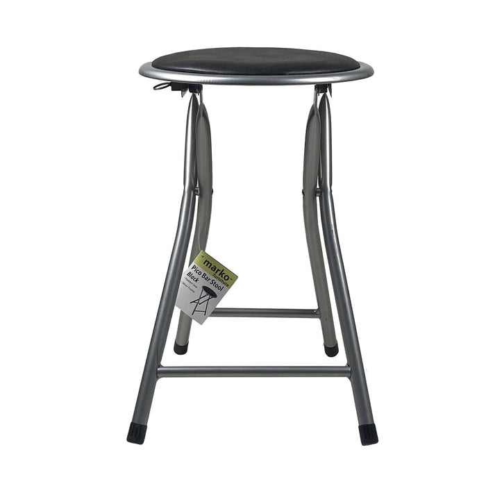 Soft Padded Folding Pico Stool - Black