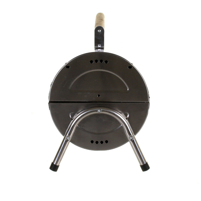 Anchorage Outdoor Barrel BBQ - Stainless Steel