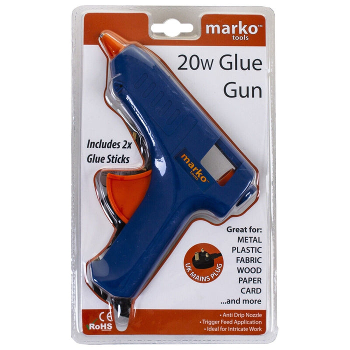 20W Electric Glue Gun with 2 Glue Sticks