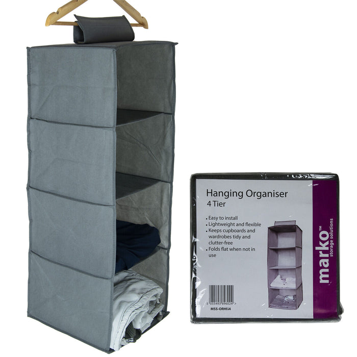 Hanging Storage Organiser - 4 Tier