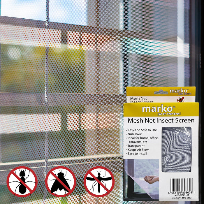 Self Adhesive Insect Window Mesh Screen - 150cm x 200cm