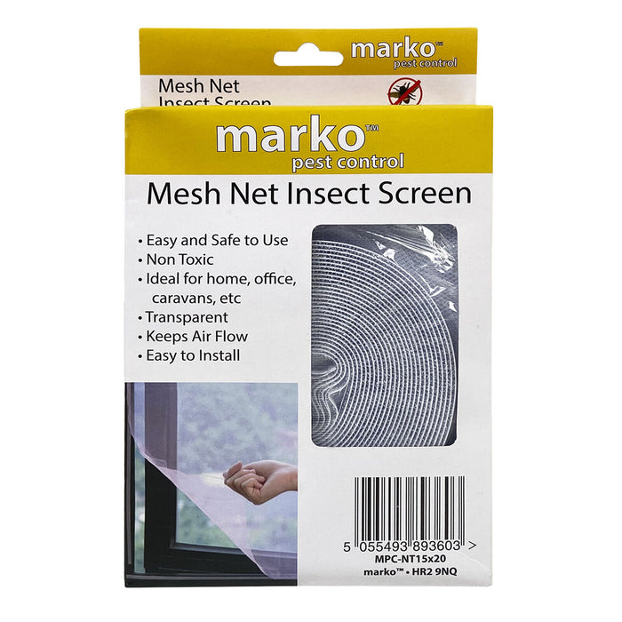 Self Adhesive Insect Window Mesh Screen - 150cm x 200cm