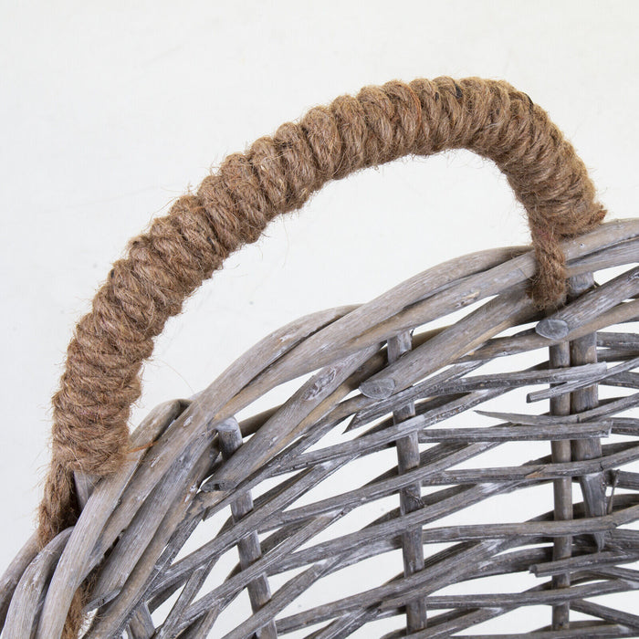 Oval Rattan Wicker Basket - X-Large
