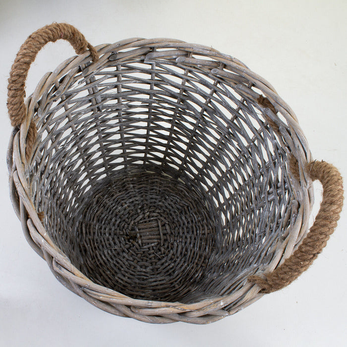 Round Rattan Wicker Basket - X Large