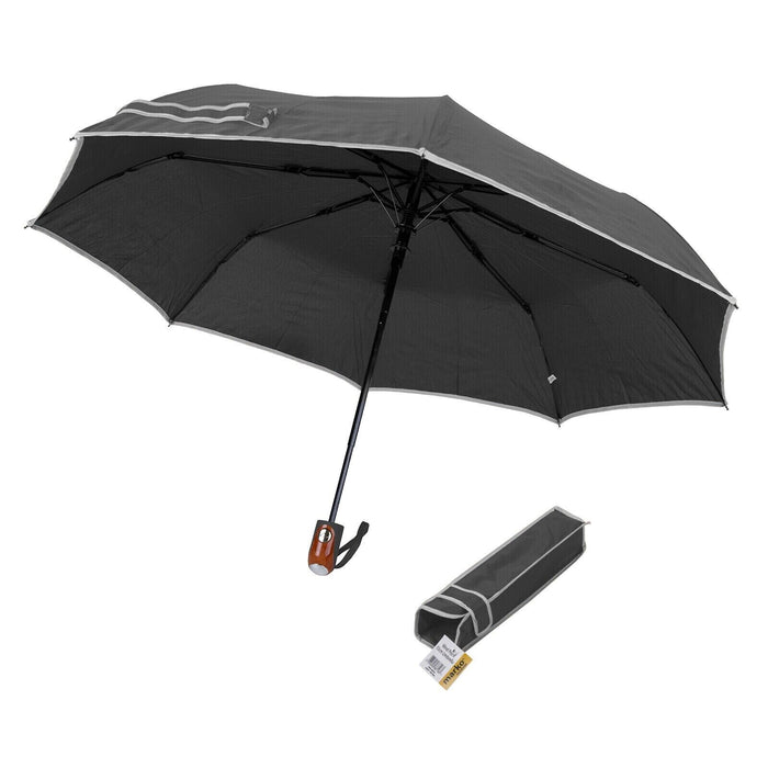 Wind Proof 55cm Umbrella - Grey