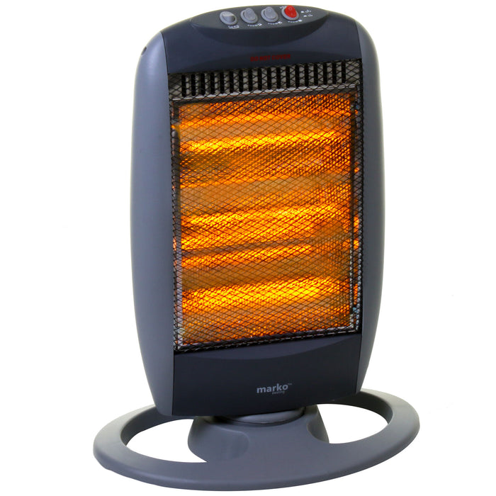 1200W 3 Setting Portable Halogen Heater