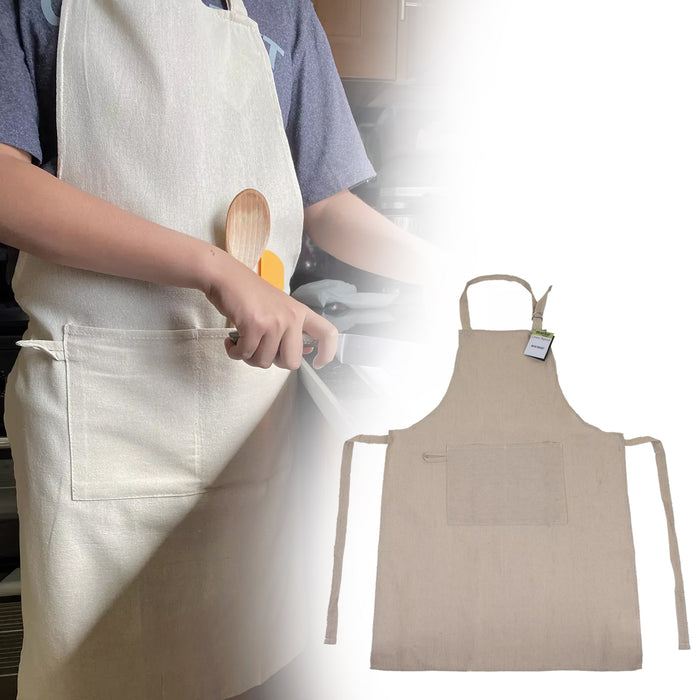 Linen Apron - With Pocket