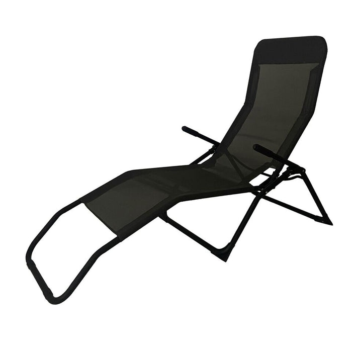 Grey Garden Rocker Lounger