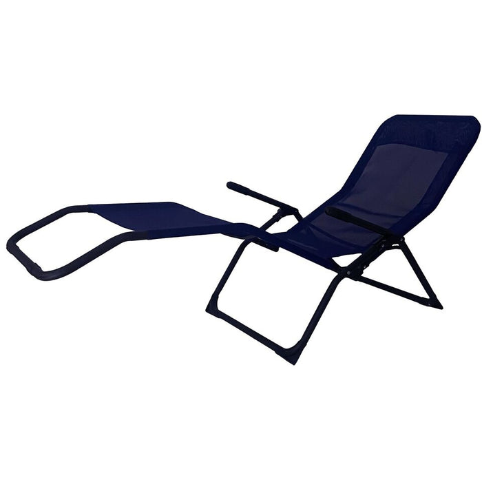 Navy Blue Garden Rocker Lounger