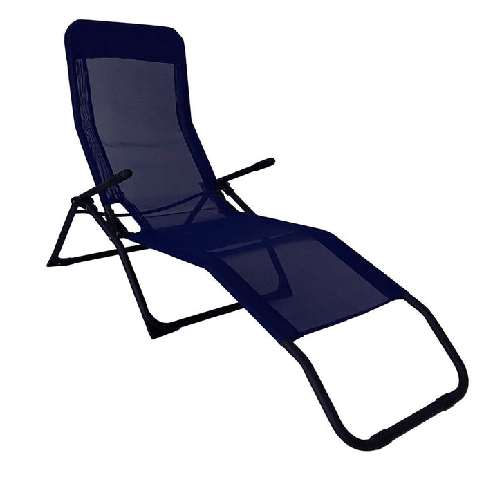 Navy Blue Garden Rocker Lounger