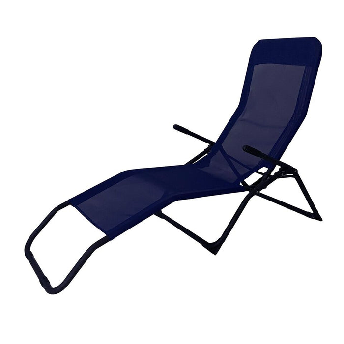 Navy Blue Garden Rocker Lounger