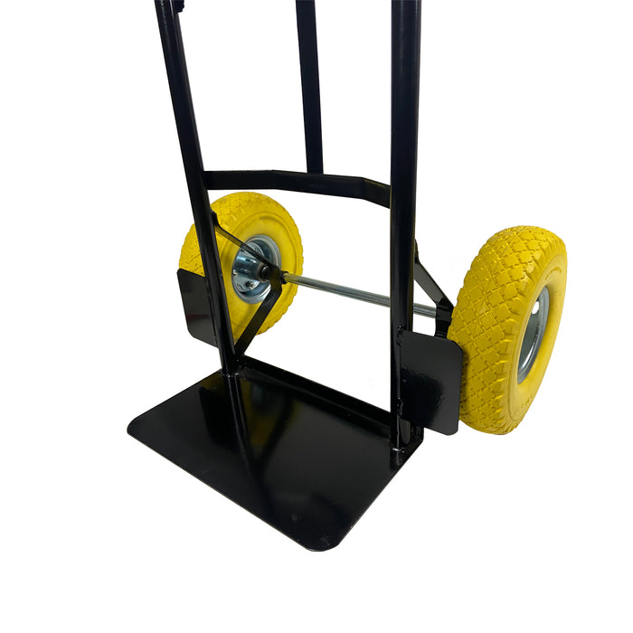 Absterge Sack Truck Puncture Proof Wheels Black