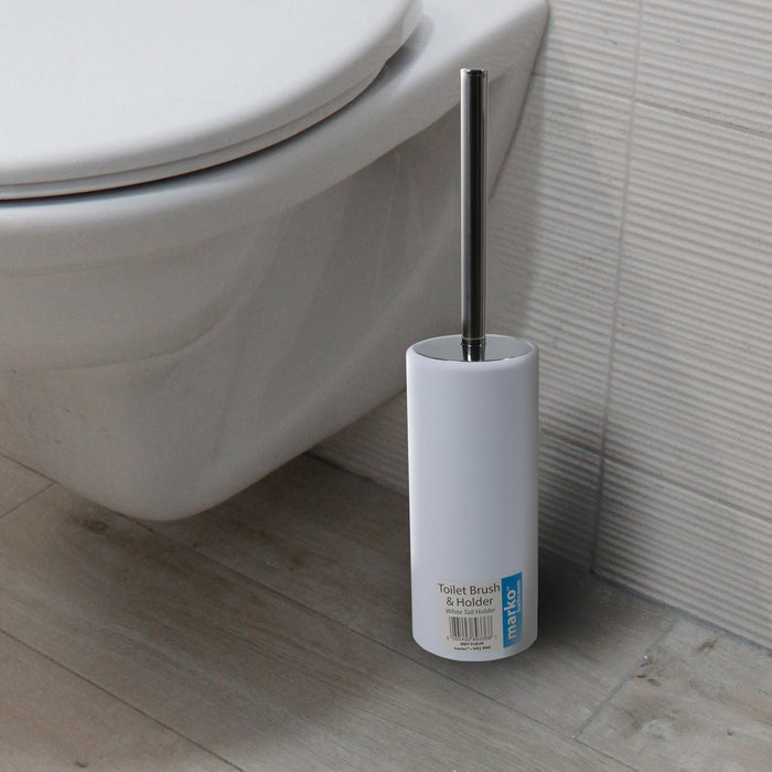 Toilet Brush & Tall Holder Set