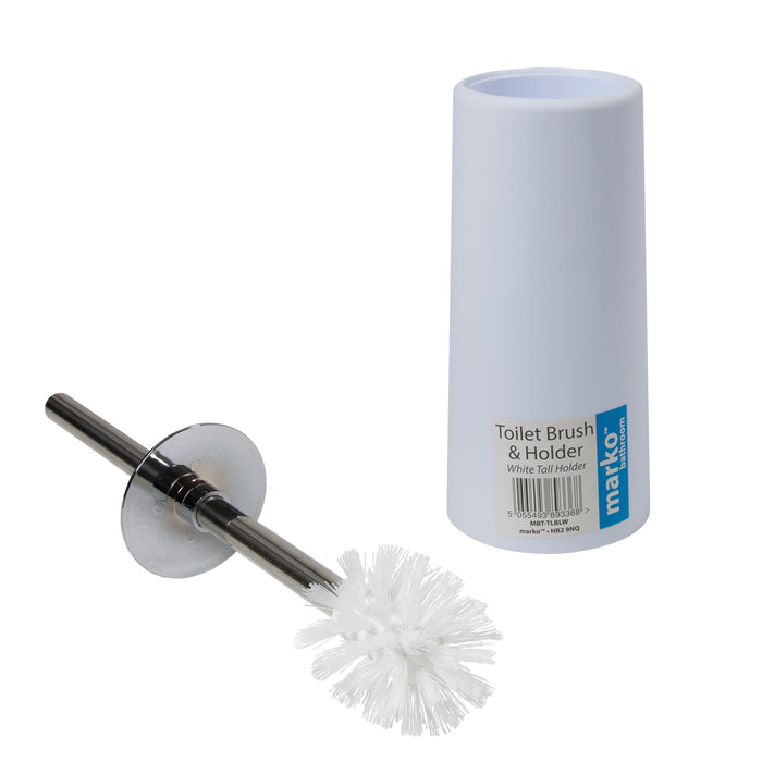 Toilet Brush & Tall Holder Set
