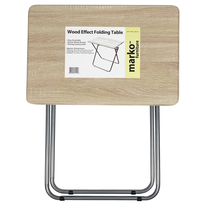 Wood Effect Folding Table - Extra Large
