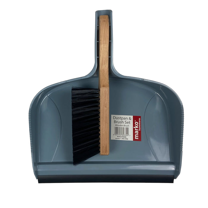 Wooden Handle Duspan & Brush Set