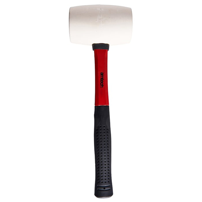 White Rubber Mallet Fibreglass Shaft 16oz