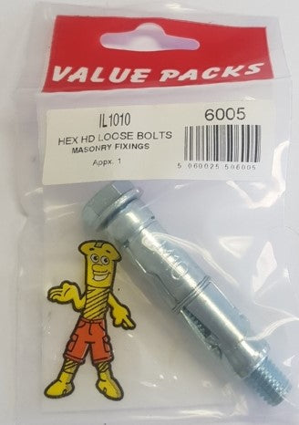 Anchors Loose Bolt M10