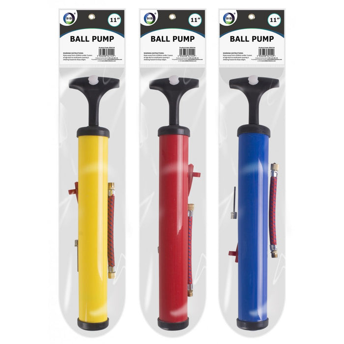11'' ball pump assorted colours
