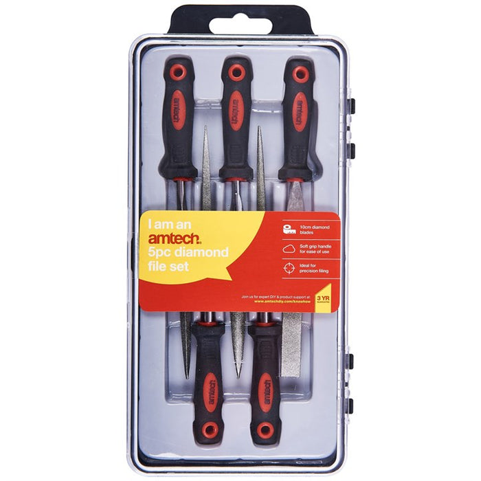 Diamond File Set In Case 5pc
