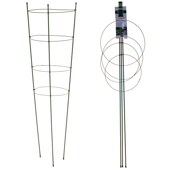 120cm 4 Ring Conical Plant Support