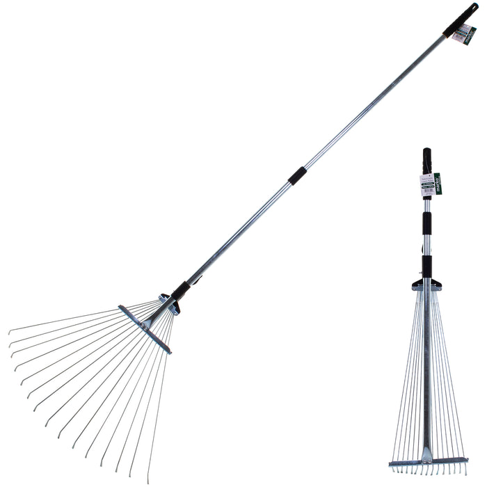 15 Tooth Adjustable Lawn Rake