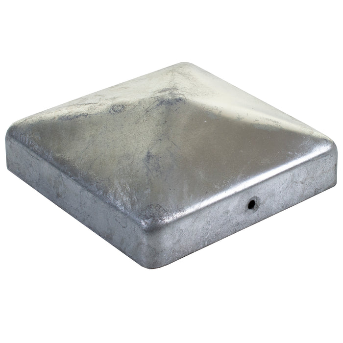 Galvanised Fence Post Cap - 100mm (3 for £10)