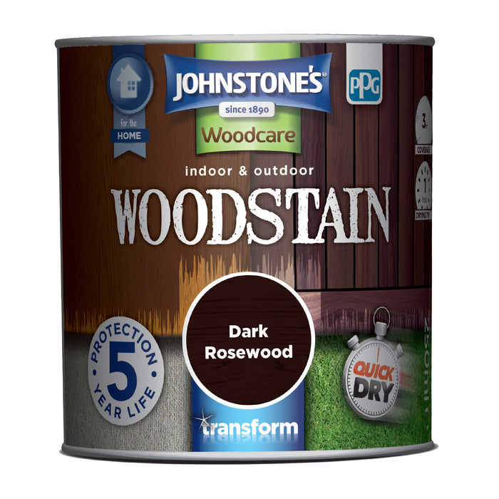 Johnstone's Woodstain - Dark Rosewood 250ml