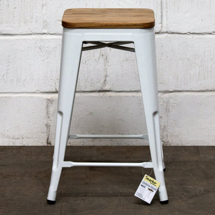 Umbria Bar Stool - White