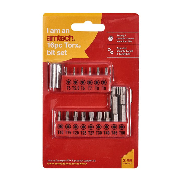 Torx Bits 16pc