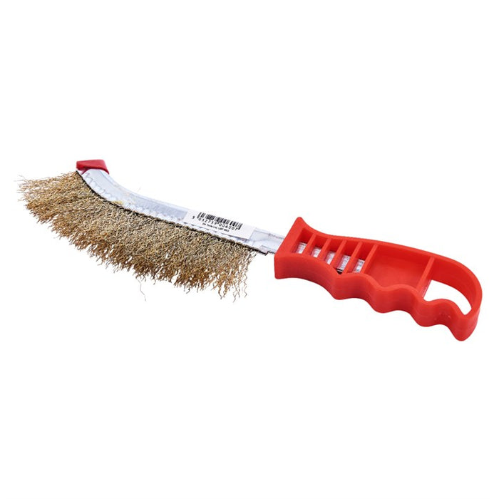 Wire brush clearance for painting