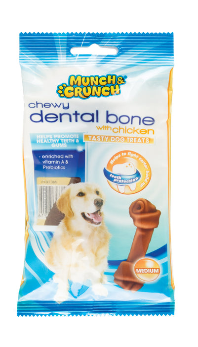 Chewy Dental Bone with Chicken Flavour