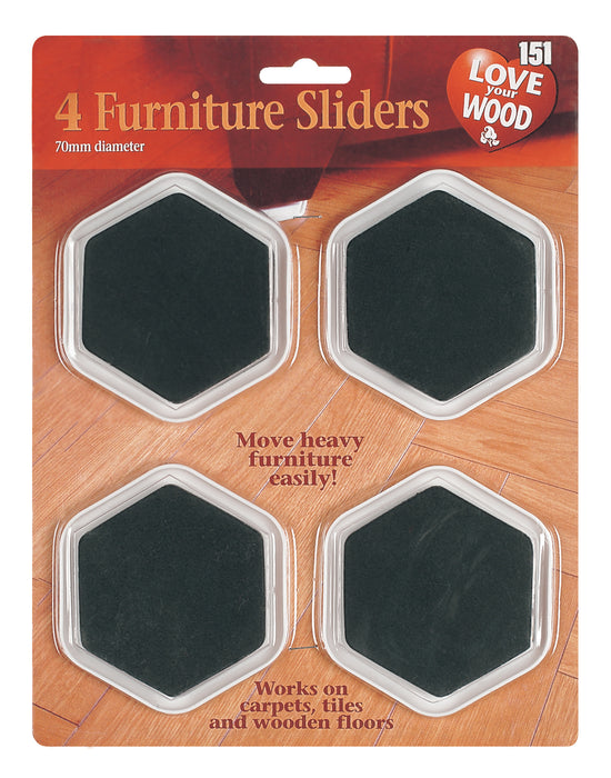 Furniture Sliders 4pk
