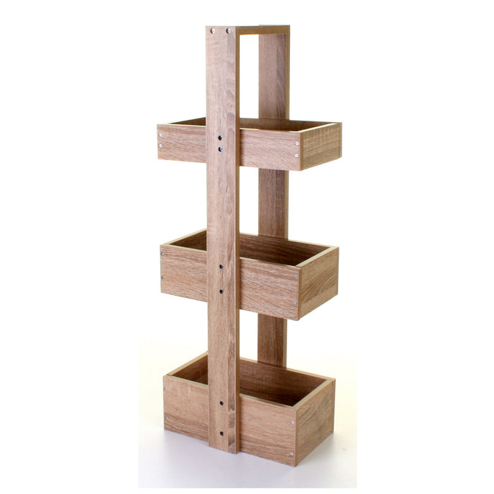 Wood Effect Storage Caddy
