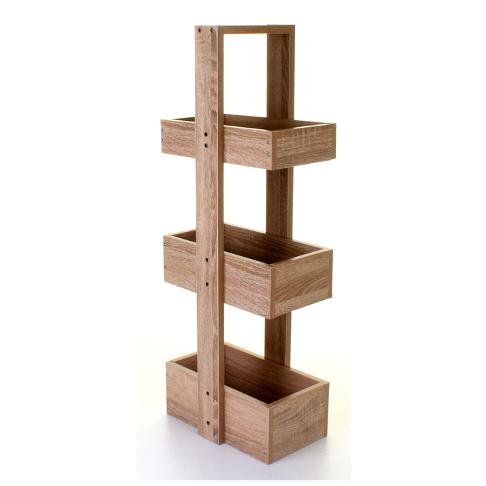 Wood Effect Storage Caddy