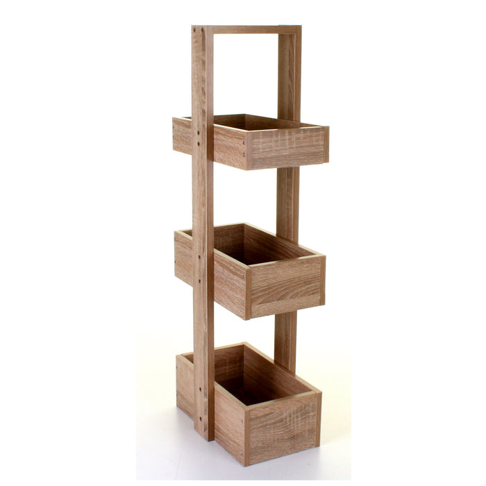 Wood Effect Storage Caddy