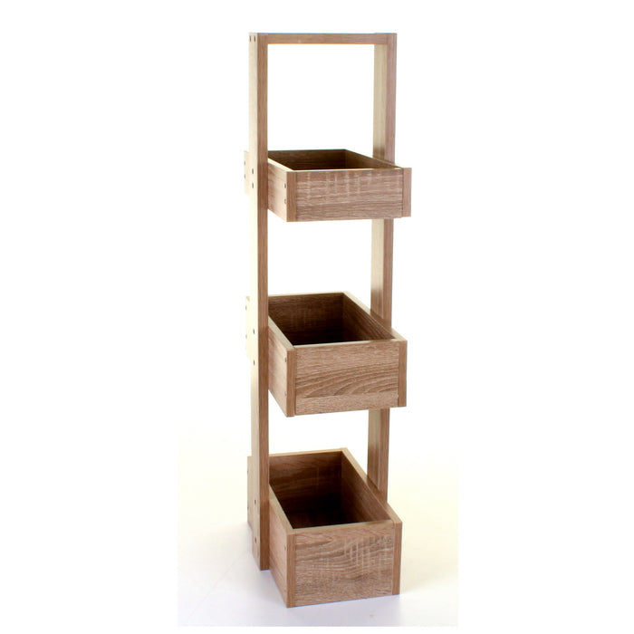 Wood Effect Storage Caddy