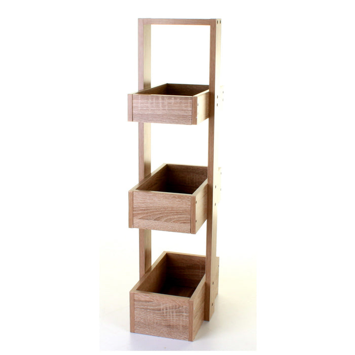 Wood Effect Storage Caddy