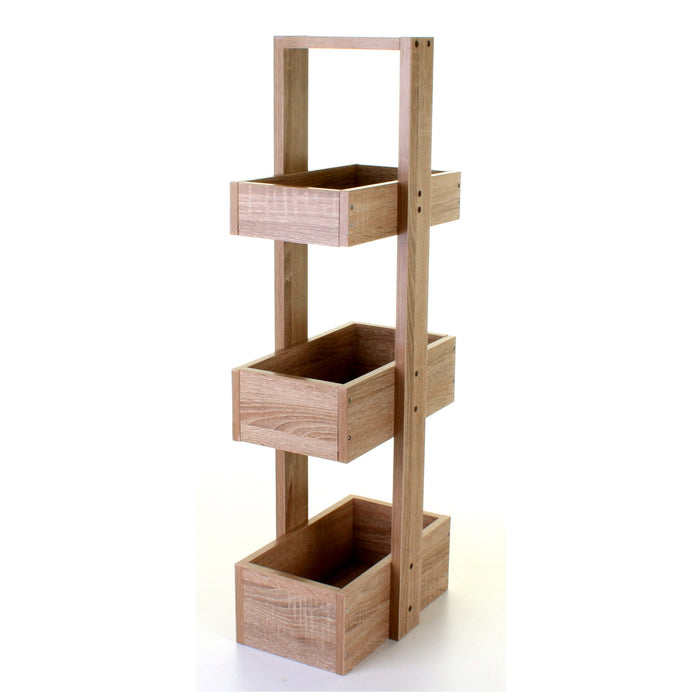 Wood Effect Storage Caddy