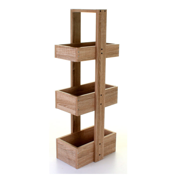 Wood Effect Storage Caddy