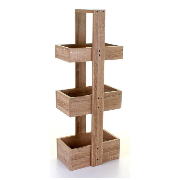 Wood Effect Storage Caddy