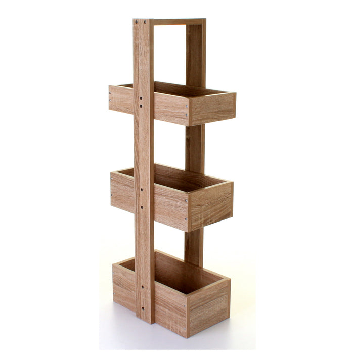 Wood Effect Storage Caddy
