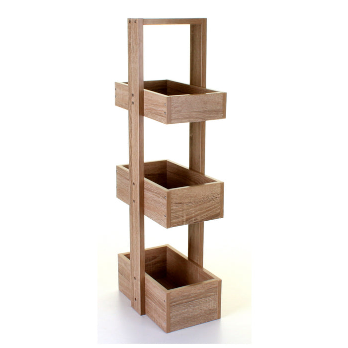 Wood Effect Storage Caddy
