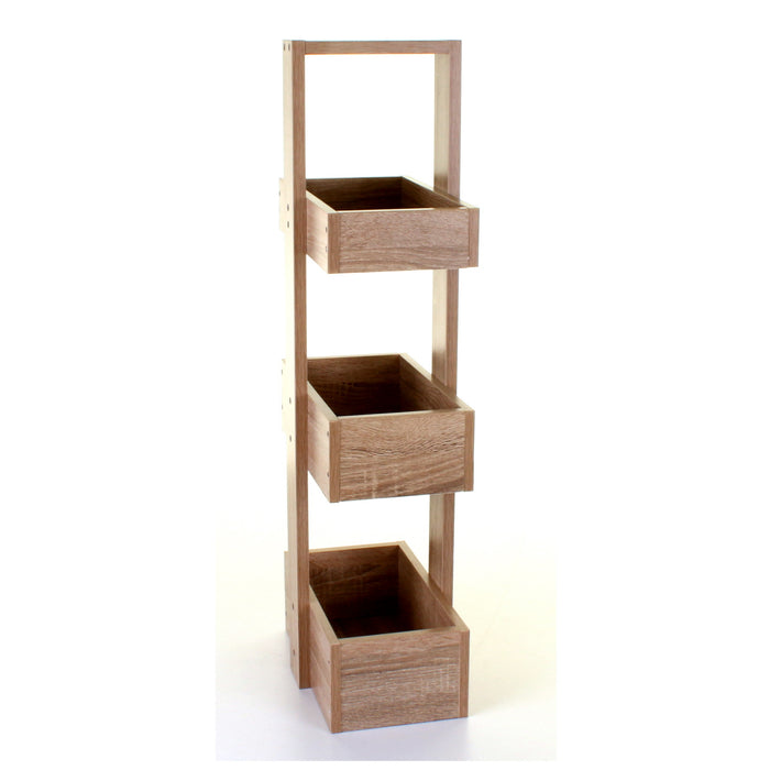 Wood Effect Storage Caddy