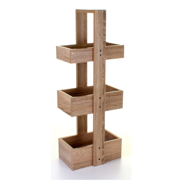 Wood Effect Storage Caddy