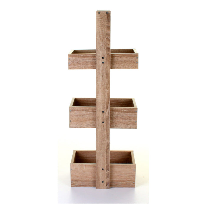 Wood Effect Storage Caddy