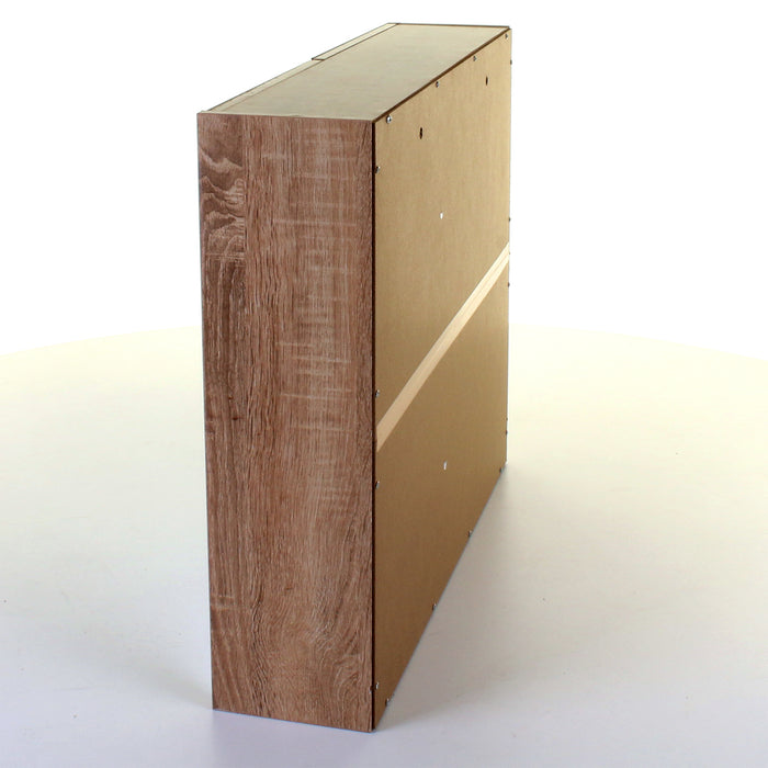 Wood Effect Mirror Wall Cabinet