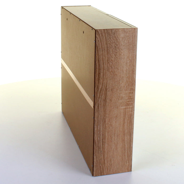 Wood Effect Mirror Wall Cabinet